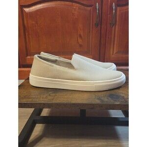Old Navy Womens Size 9 Beige Knit Slip On Sneakers Casual Comfort Shoes